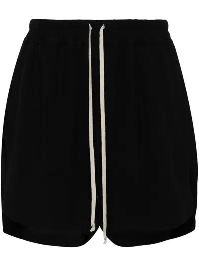 RICK OWENS DRAWSTRING-WAIST SIDE-SLIT SHORTS