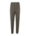 Rick Owens Drawstring-waist Straight-leg Trousers In Green