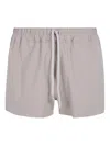 Rick Owens Drawstring-waist Swim Shorts In Neutral
