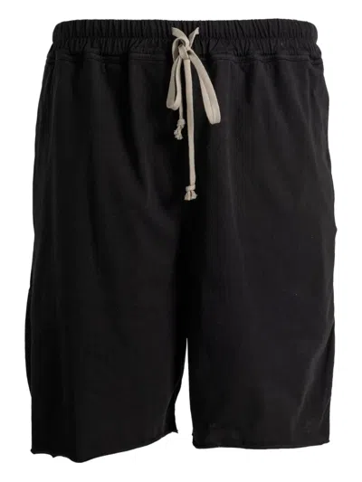 Rick Owens Drawstring-waist Track Shorts In Black