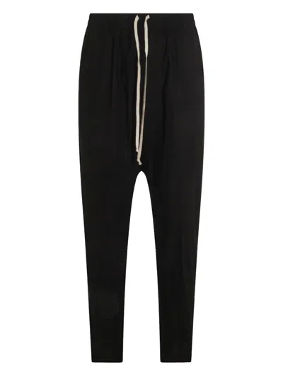 RICK OWENS DRAWSTRING-WAIST TROUSERS