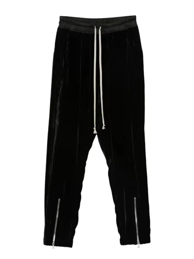 Rick Owens Drawstring-waist Trousers In Black
