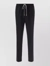 Rick Owens Drawstring Waistband Pants Featuring Pockets In Black