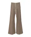 Rick Owens Drawstring Casual Pants In Brown
