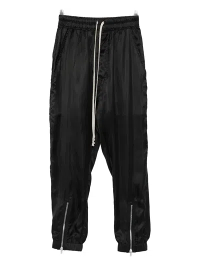 RICK OWENS DRAWSTRING ZIP-CUFF TROUSERS