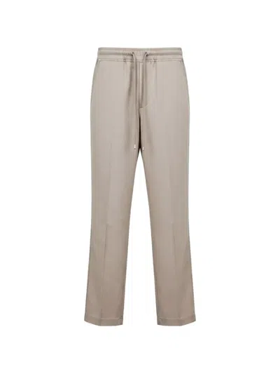 Rick Owens Drawstring-waist Tapered Trousers In Neutral
