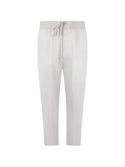 Rick Owens Drawstring-waist Track Pants In White