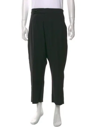 Pre-owned Rick Owens Dress Pants In Black