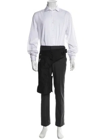 Pre-owned Rick Owens Dress Pants In Black