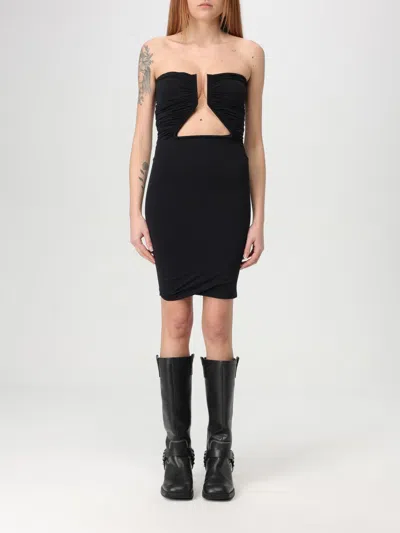 RICK OWENS DRESS RICK OWENS WOMAN COLOR BLACK,G48183002