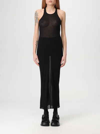 RICK OWENS DRESS RICK OWENS WOMAN COLOR BLACK,G48184002