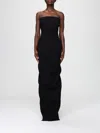 Rick Owens Dress  Woman Color Black In Black