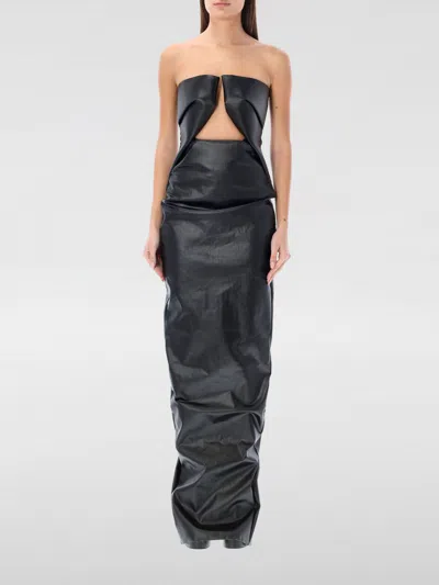 RICK OWENS DRESS RICK OWENS WOMAN COLOR BLACK,G58400002