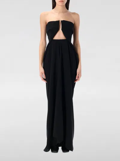 RICK OWENS DRESS RICK OWENS WOMAN COLOR BLACK,G63290002