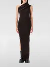 Rick Owens Athena Dress In Brown