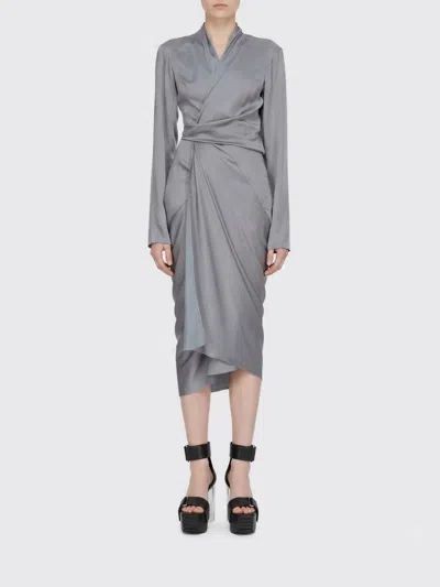 Rick Owens Dress Woman  In Gray