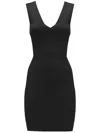 Rick Owens Tank Minikleid Mit Engem Schnitt In Black