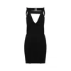 Rick Owens Knit Mini Dress Women In Black