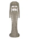 Rick Owens Luna Maxi Dress In Gold