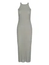 Rick Owens Maxi Sheath Dress In Green