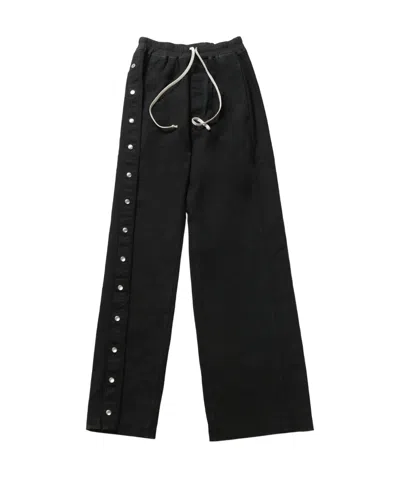 Rick Owens Drkshdw Pusher Trousers In Black