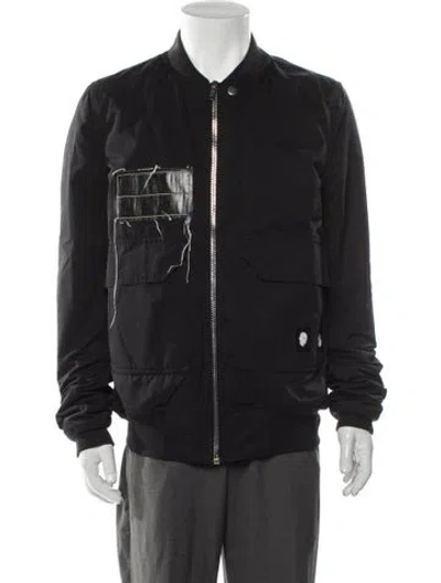 Pre-owned Rick Owens Drkshdw 2018 Cop Flight Bomber Jacket In Black