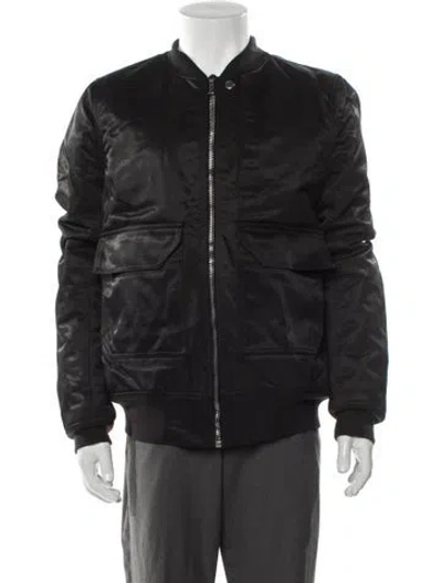 Pre-owned Rick Owens Drkshdw 2018 Cop Flight Bomber Jacket In Black