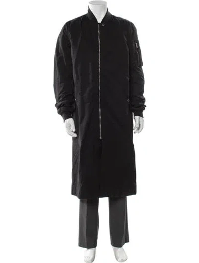 Pre-owned Rick Owens Drkshdw 2018 Overcoat In Black
