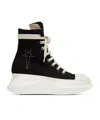 Rick Owens Drkshdw Black Hollywood Abstract Sneak Sneakers In Black