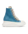 Rick Owens Drkshdw Blue Hollywood Jumbo Laces Abstract Sneak Sneakers