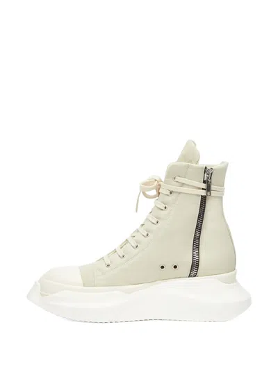 Rick Owens Drkshdw Abstract High-top Sneakers In Neutral