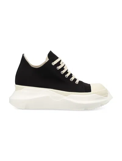 Rick Owens Drkshdw Abstract Low Top Sneaker In Black Milk
