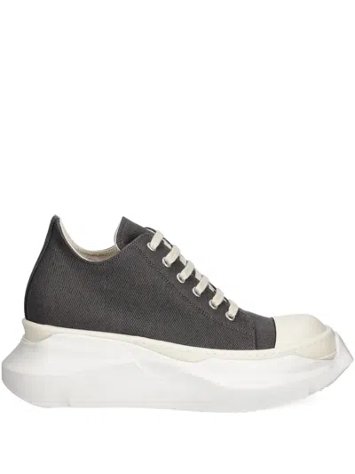 Rick Owens Drkshdw Abstract Low-top Platform Sneakers In Black