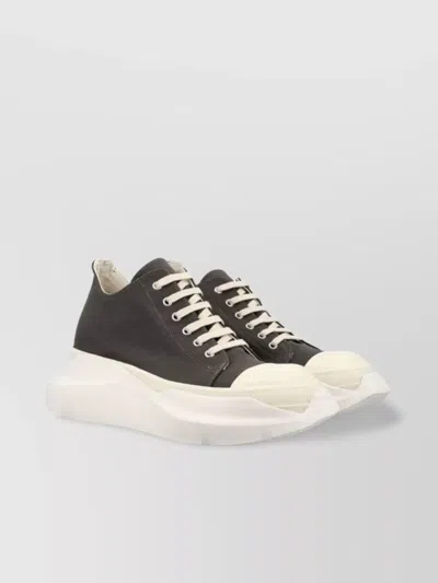 Rick Owens Drkshdw Abstract Top Sneakers In Black