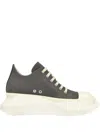 Rick Owens Drkshdw Abstract Low-top Sneakers In Grey