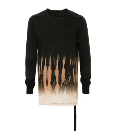RICK OWENS DRKSHDW RICK OWENS DRKSHDW PATTERN-PRINTED LONG-SLEEVED T-SHIRT