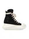 Rick Owens Drkshdw Lace-up Zip-fastening Sneakers In Black
