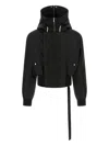 Rick Owens Drkshdw Alice Cropped Down Parka In Black
