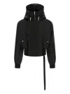 Rick Owens Drkshdw Alice Cropped Down Parka In Black