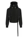 Rick Owens Drkshdw Alice Cropped Down Parka In Black
