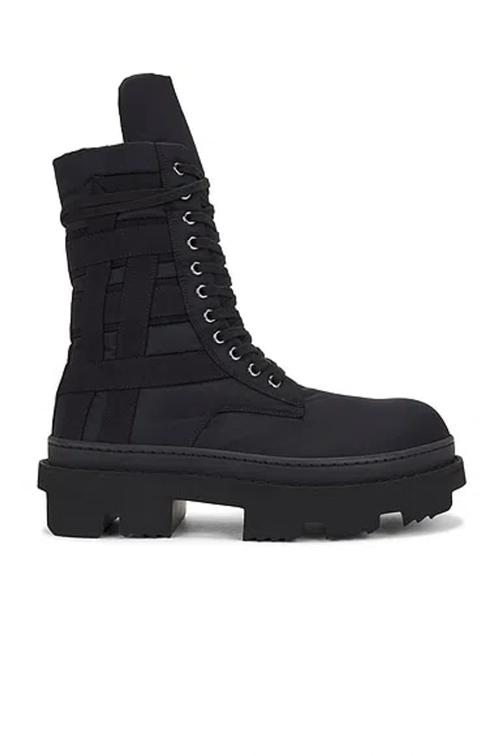 Rick Owens Drkshdw Army Megatooth Ankle Boot In Black | ModeSens