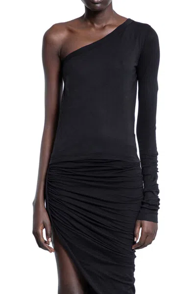 Rick Owens Drkshdw Asymmetric In Black