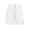 Rick Owens Drkshdw Drkshdw By Rick Owens Asymmetric Hem Button Zip Long Boxers In White