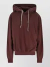Rick Owens Drkshdw Asymmetric Hem Hoodie Kangaroo Pocket In Brown