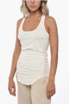 Rick Owens Drkshdw Asymmetric Tank Top