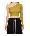 Rick Owens Drkshdw Asymmetrical Design T-shirt In Brown