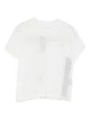 Rick Owens Drkshdw Asymmetrical-hem Organic Cotton Top In White