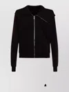 Rick Owens Drkshdw Asymmetrical Hooded Long Sleeve Sweatshirt In Black