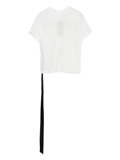 Rick Owens Drkshdw Asymmetrical Top In White