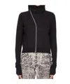Rick Owens Drkshdw Black Hollywood Mountain Sweatshirt In Black